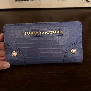 Purple leather wallet